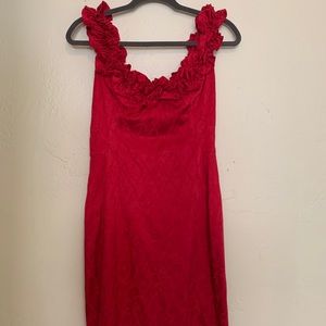 Vintage Red Cocktail Dress